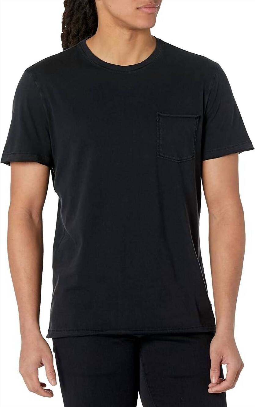 NEW PAIGE cutler short sleeve crew neck tee shirt in vintage deep onyx